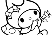 kuromi coloring pages