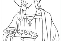 st elizabeth of hungary coloring page st elizabeth of hungary coloring page