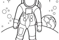 astronaut coloring pages printable
