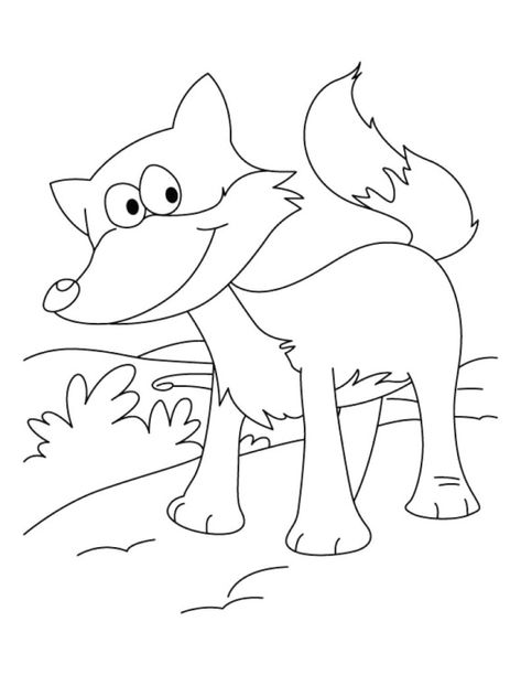 Fox in Socks Coloring Page