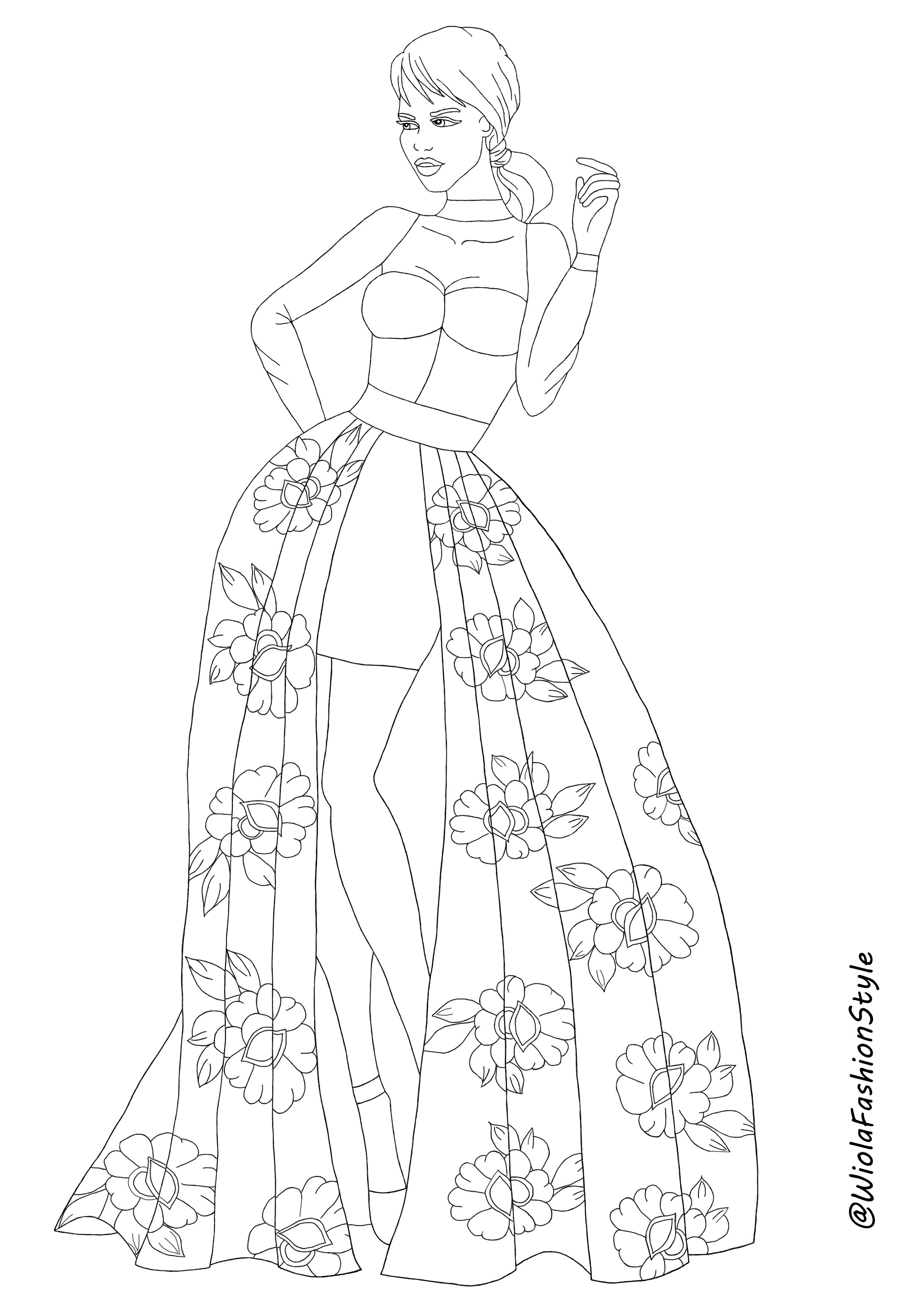 Security Check Required | Fashion coloring book, Fashion illustrations