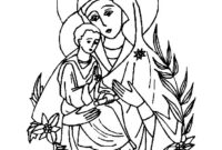 st mary coloring pages st mary coloring pages