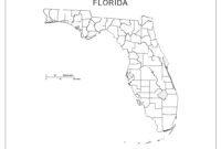 map of florida coloring page