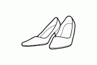 printable coloring pages of shoes printable coloring pages of shoes