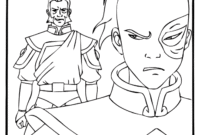 avatar coloring page