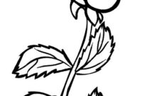 dessin de rose a imprimer