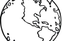 earth coloring page printable
