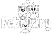 february coloring pages february coloring pages