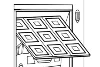 coloriage garage voiture