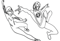 ghost spider coloring pages