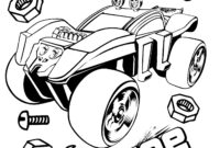 hot wheels color pages