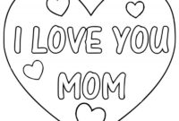 heart mom coloring pages heart mom coloring pages