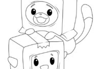 lankybox coloring pages