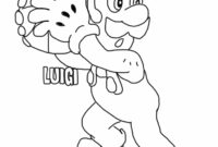 luigi printable coloring pages luigi printable coloring pages
