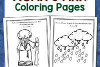 coloring pages for noah 039 s ark