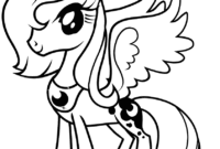 princess luna coloring page