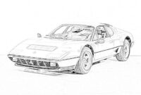 racing car coloring page