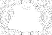 coloriage mandala pokemon