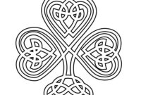 shamrock color pages shamrock color pages