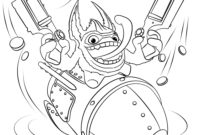 skylanders coloring pages