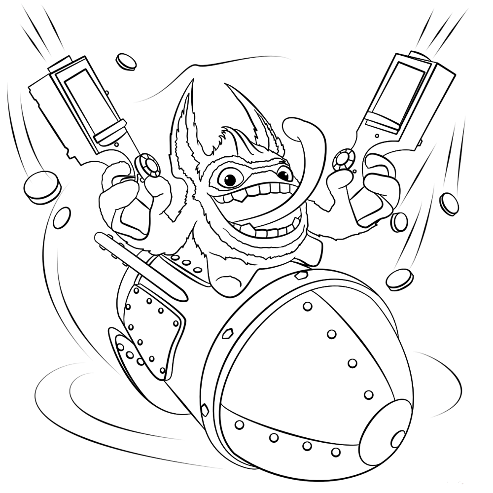Free Printable Skylanders Coloring Pages – ScribbleFun