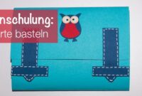 einladungskarten einschulung selber machen