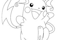 raichu pokemon coloring pages