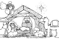 manger coloring pages