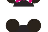 taate de minnie a imprimer