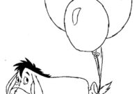 cute eeyore coloring pages