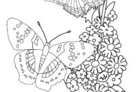 butterfly spring coloring pages butterfly spring coloring pages