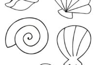 shell coloring pages shell coloring pages