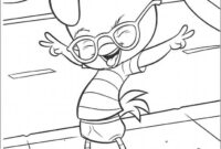 chicken little coloring page