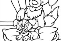 coloriage chien imprimer