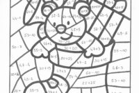 coloriage magique avec addition a imprimer