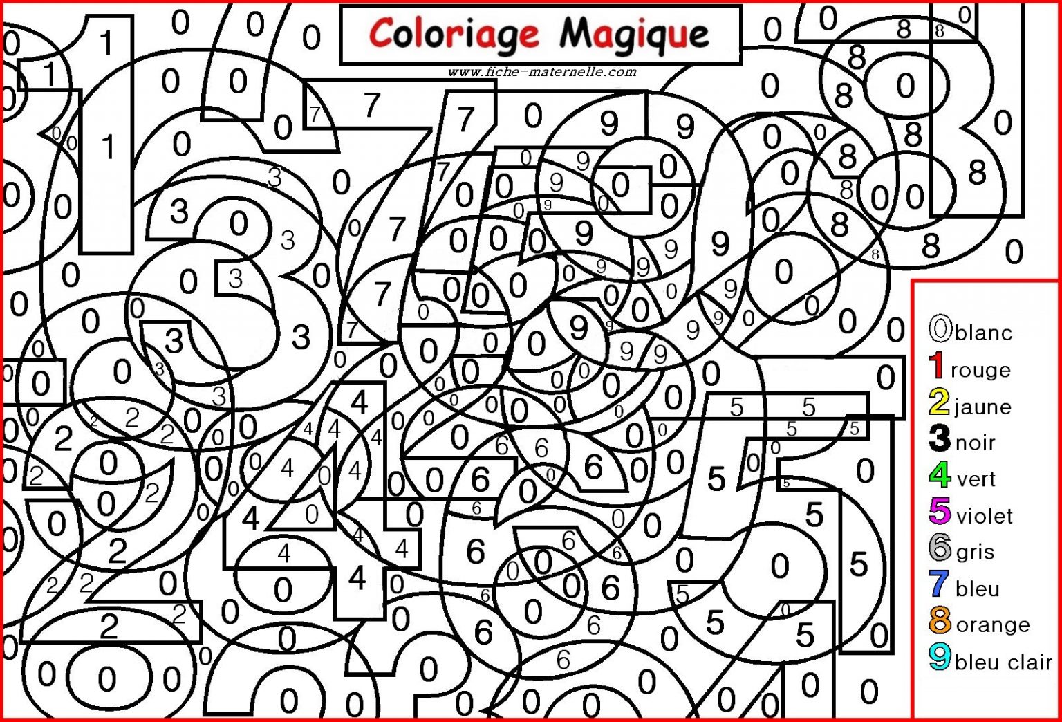 Coloriage Magique Maternelle Grande Section - PrimaNYC.com