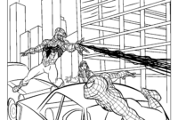 spiderman coloriage