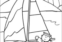 dessin a colorier facile bateau