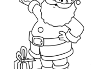 santa claus coloring sheets