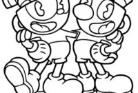 mugman coloring pages mugman coloring pages