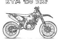 dirt bike color page dirt bike color page