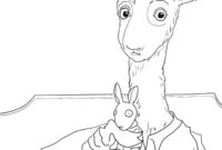 llama coloring page llama coloring page