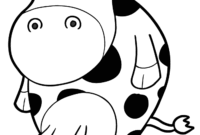 cartoon cow coloring page cartoon cow coloring page