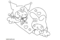 sanrio coloring pages kuromi sanrio coloring pages kuromi