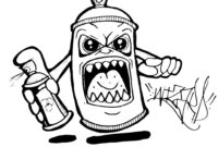 coloriage tag graffiti coloriage tag graffiti