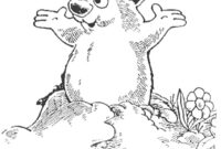 ground hog day coloring page ground hog day coloring page