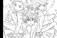 promised neverland color pages promised neverland color pages