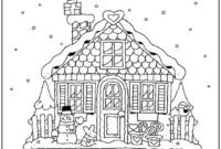 hard gingerbread house coloring pages hard gingerbread house coloring pages