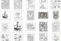 pothead printable stoner coloring pages