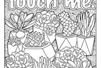 printable succulent coloring page printable succulent coloring page